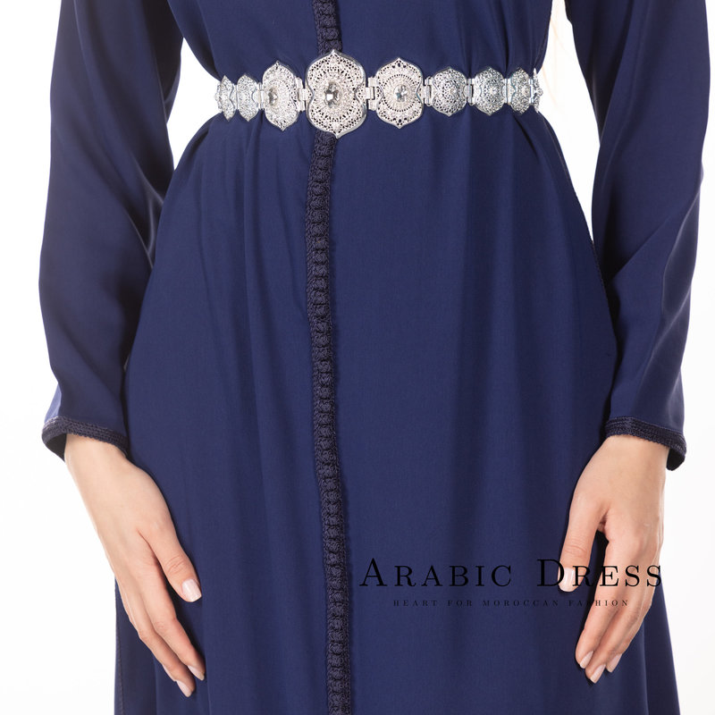 Caftan marwa DonkerBlauw