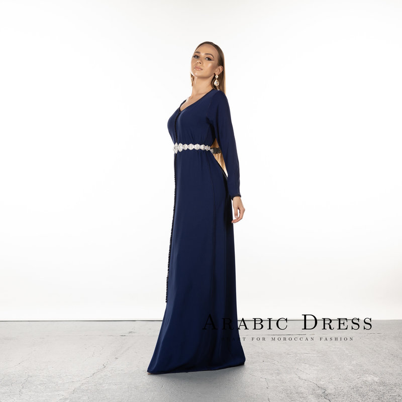 Caftan marwa DonkerBlauw