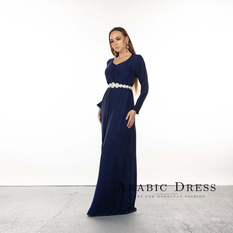 Caftan marwa DonkerBlauw
