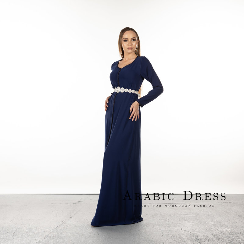 Caftan marwa DonkerBlauw