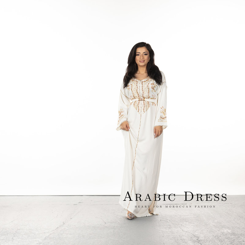 Caftan Tasnim Broken white