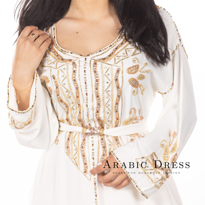 Caftan Tasnim Broken white