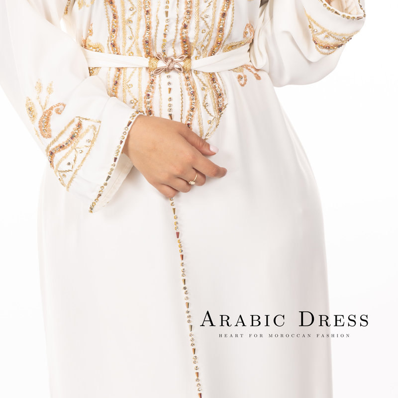 Caftan Tasnim Broken white