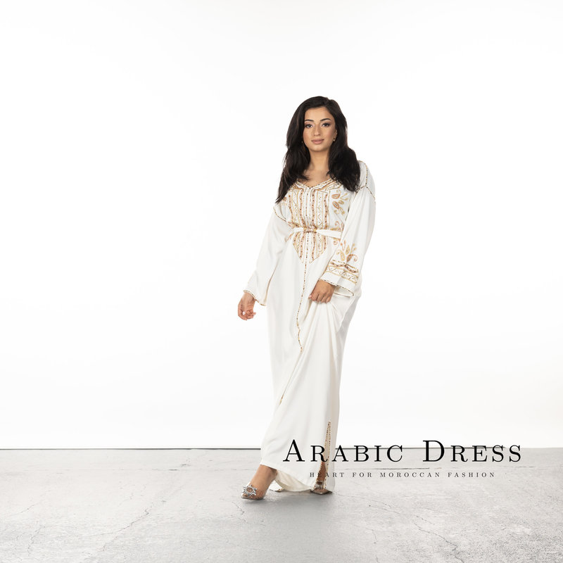 Caftan Tasnim Broken white