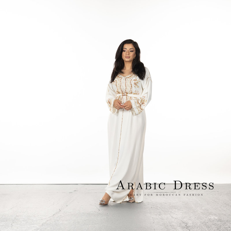 Caftan Tasnim Broken white