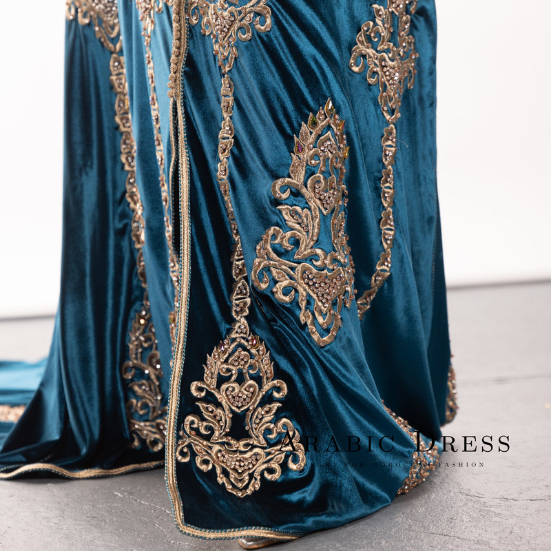 Caftan Siham InsectGreen