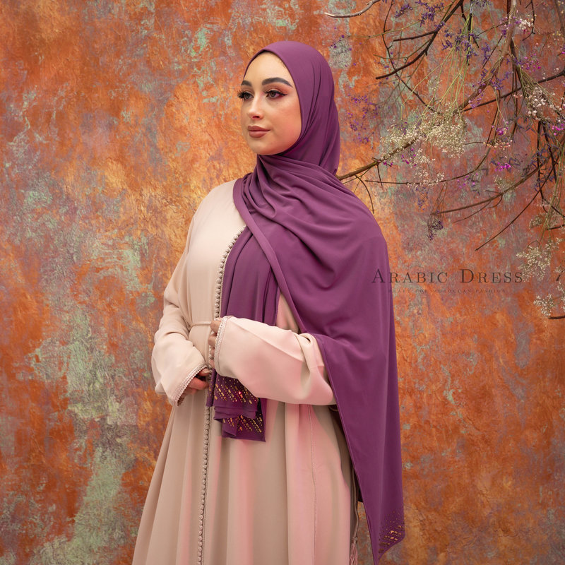 PREMIUM JERSEY HIJAB MIN - DARK MAGENTA