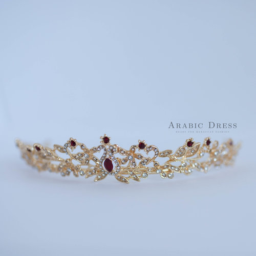 GOLD AND RED CROWN