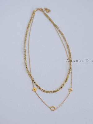 LILA GOLD NECKLACE