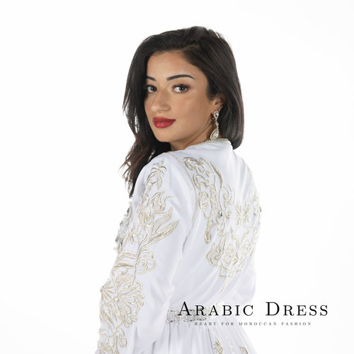 Caftan Laila White silver