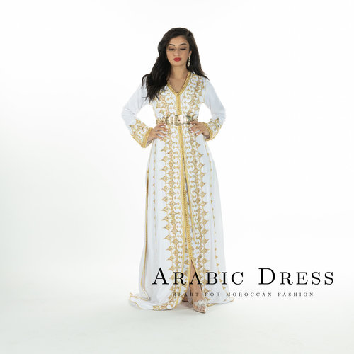 Caftan Maria White Gold