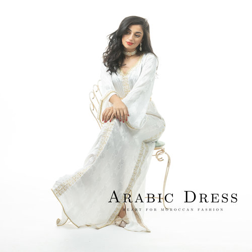 Caftan Amani Broken White Caftan Amani Broken White