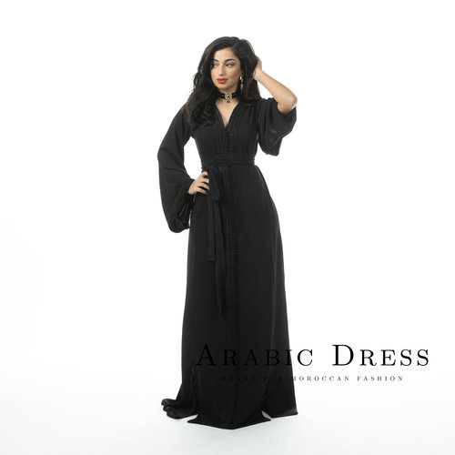 Caftan Elena Noir