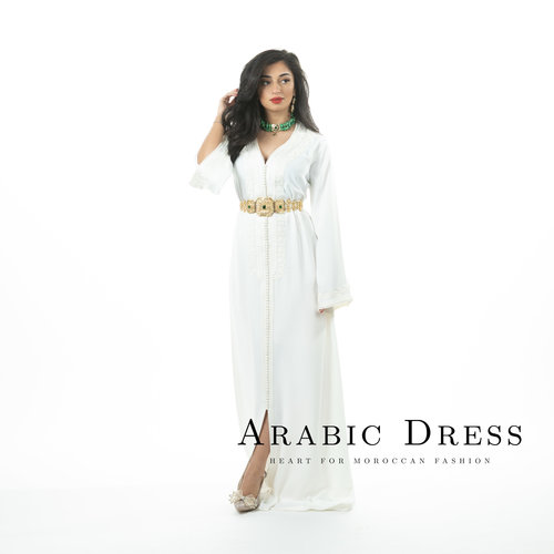 Caftan Farah Broken White Caftan Farah Broken White