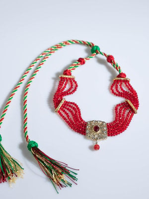 RED NECKLACE LIA