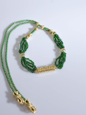 GREEN  NECKLACE LAILA