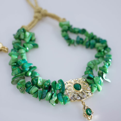 GREEN NECKLACE SOYA GREEN NECKLACE SOYA