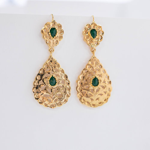 Earrings Cia Green