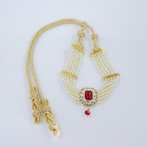 RED PEARL NECKLACE