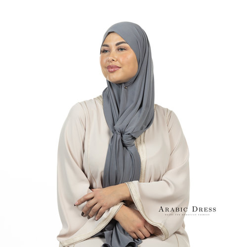 PREMIUM HIJAB  JERSEY ELINA - GRANITE GRAY