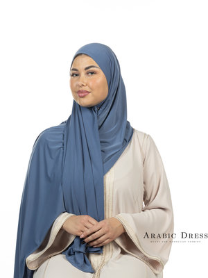 PREMIUM HIJAB JERSEY ELINA - CORNFLOWER