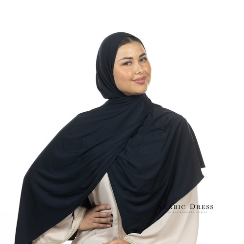 PREMIUM JERSEY HIJAB HERA - OXFORD BLUE