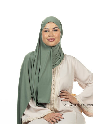 PREMIUM HIJAB JERSEY ELINA - SEA GREEN