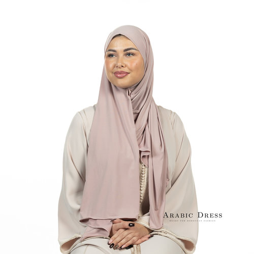 PREMIUM HIJAB JERSEY ELINA - PEACH PUFF