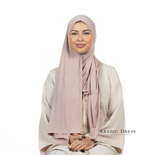 PREMIUM HIJAB JERSEY ELINA - PEACH PUFF