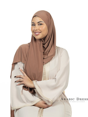 PREMIUM HIJAB JERSEY ELINA - BROWN