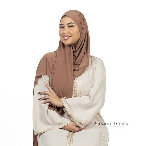 PREMIUM HIJAB JERSEY ELINA - BROWN