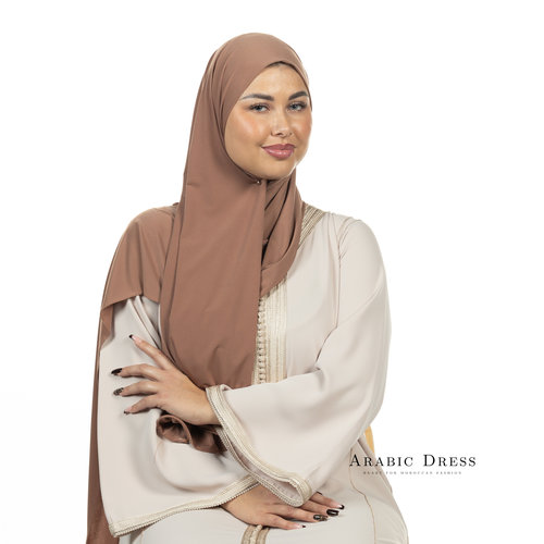 PREMIUM HIJAB JERSEY ELINA - BROWN