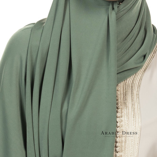 PREMIUM HIJAB JERSEY ELINA - ASDA GREEN