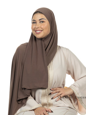 PREMIUM HIJAB JERSEY ELINA - PULLMAN BROWN