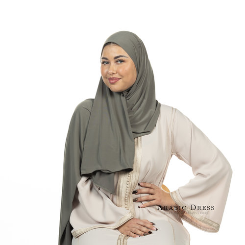 PREMIUM HIJAB JERSEY ELINA - DARKOLIVE GREEN