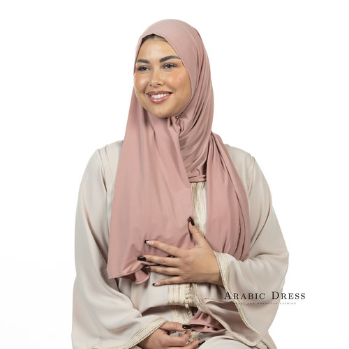 PREMIUM HIJAB JERSEY ELINA - BEGONIA