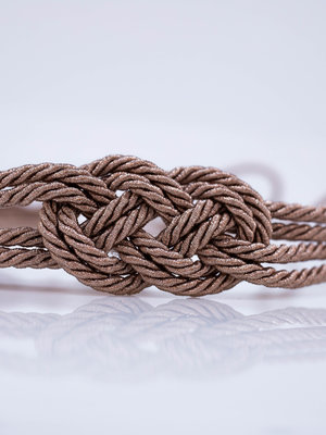 BRONZE ROPE BELT - Bronze