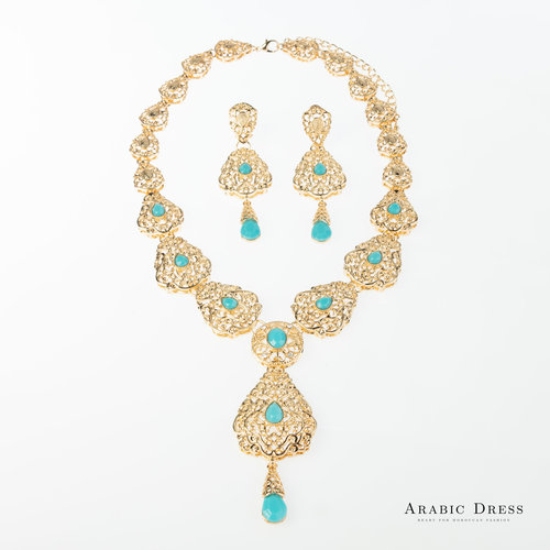 Gold Turquoise Necklace Yaya Gold Turquoise Necklace Yaya