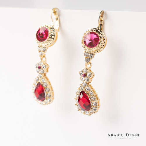 Earrings Mai Magenta Earrings Mai Magenta