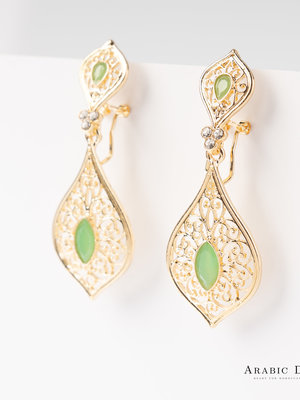 Earrings Jin Light Green