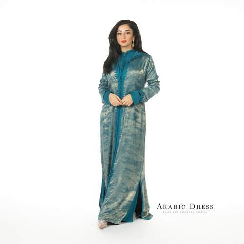 Jalaba Zakia Prussian Blue Jalaba Zakia Prussian Blue
