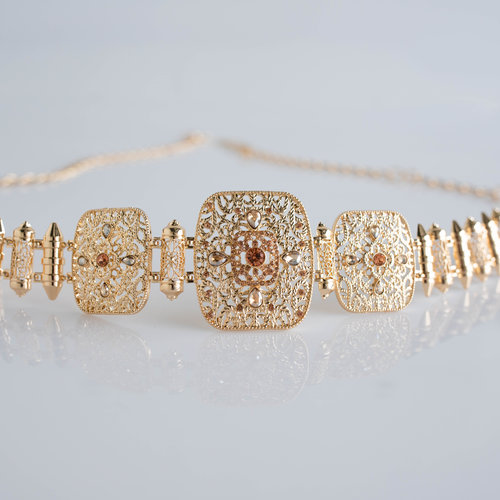 La gold champagne belt La gold champagne belt