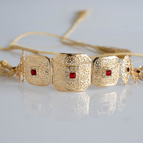 Mounia red belt Mounia red belt