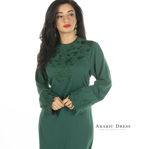 Caftan lamyae Dark Green Caftan lamyae Dark Green