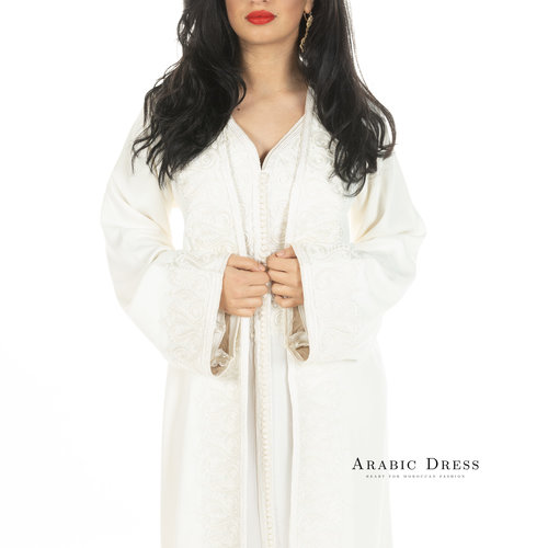 Caftan Liana Broken White Caftan Liana Broken White