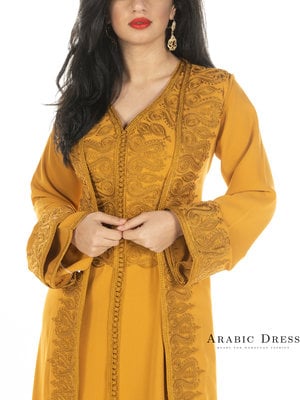 Caftan Liana Mustard