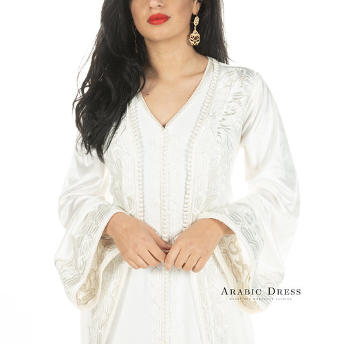 Caftan Liana Broken White Caftan Liana Broken White