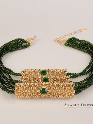 Amira green  necklace