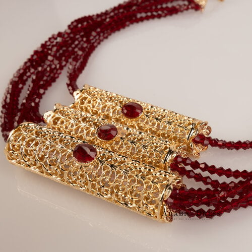 Amira red necklace
