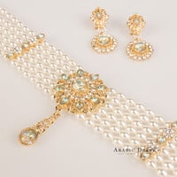 Sisi Pearl colour necklace set